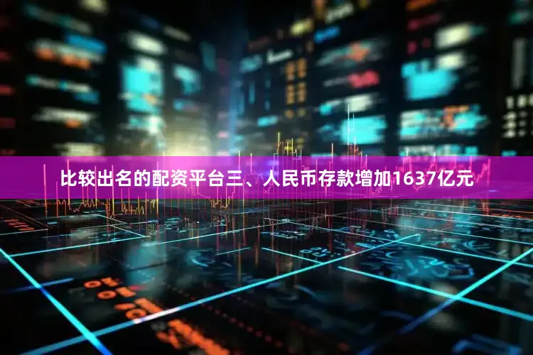 比较出名的配资平台　　三、人民币存款增加1637亿元